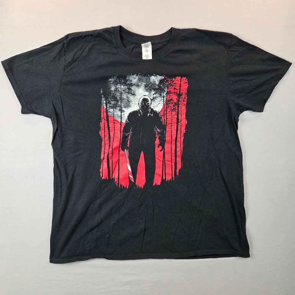 GIldan Jason Voorhees Horror Slasher Graphic Tee‎ Mens XL Friday the 13th